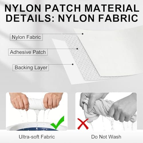 Nylon Fabric Patch 200cm x 10cm Waterproof Tent Repair Tape (White) — view 2