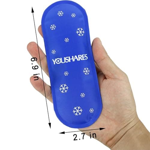 YOUSHARES Insulin Cooler Ice Pack - Reusable Ice Packs Medicine Cool Bag for Diabetic Insulin Cooler Travel Case, Nylon Ice Bags (2 Packs) — view 2
