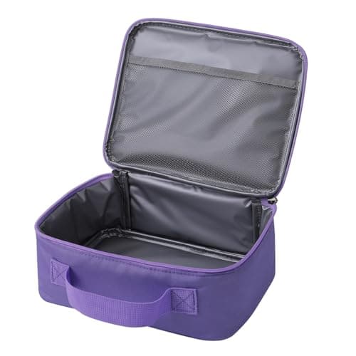 TEAMOOK Lunch Bag Insulated Lunch Box Cool Bag for Adults and Kids 5L Purple — view 4