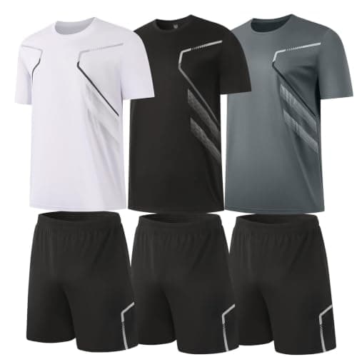 gym set - mens t shirt, quick dry shorts, breathable cotton, running clothes, sweat suit, large fit, plus size, summer fashion, lounge wear, travel outfit, beach wear, lightweight fabric
