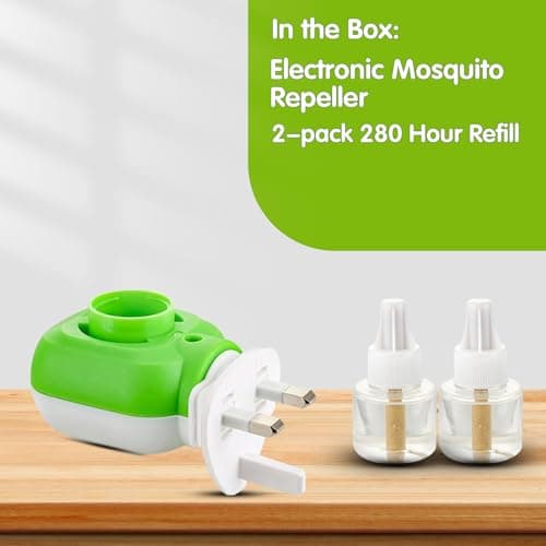 Ninoclar Mosquito Killer - Odour- Insect Repellent Unit -2 Bottles Kills Mosquitoes, Midges, & Biting Insects on Contact — view 2
