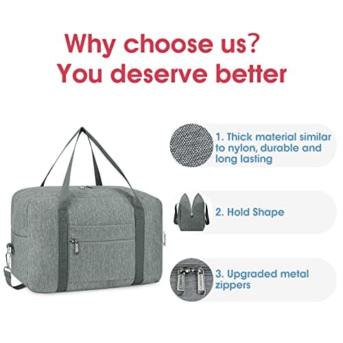 Narwey Ryanair Cabin Bags 40x30x20 Underseat Foldable Travel Duffel Bag — view 4