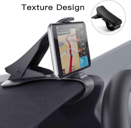 Mr. Gadget's Solutions Universal Car Dashboard Phone Holder – HUD Design Mount for All Mobile Phones, Secure & Adjustable Hands-Free Holder for Safe Driving — view 3
