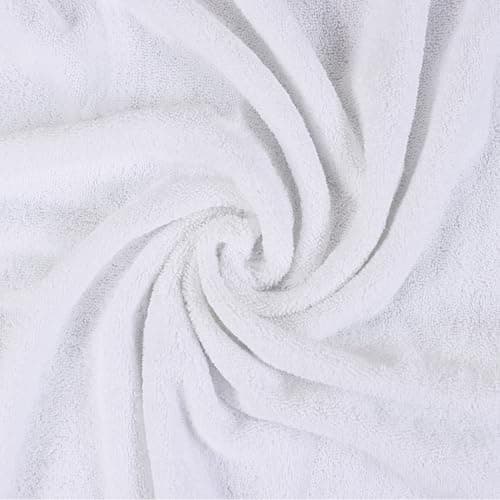 Utopia Towels - Luxurious Bath Sheet 2 Pack 90 x 180 cm, 100% Cotton, White — view 4