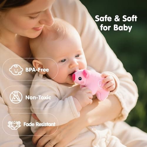 hahaland Baby Toys 6-12 Months Plush Farm Animal Sound Sensory Toys — view 6