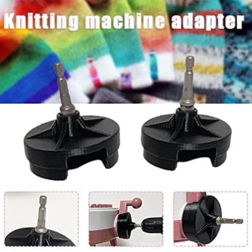 Haofy Electric Knitting Machine Motor Adapter for Sentro 22 to 48 (Black) — view 6