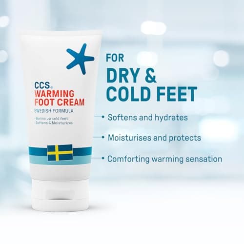 CCS Warming Foot Cream 150 ml - Moisturise and Soften Dry Skin and Cold Feet with a warming sensation — view 2