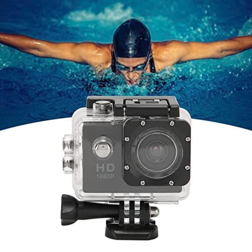 Denash 1080 FHD Action Camera, 131ft Waterproof Sports DV Camera 2.0 Inch HD Color Screen Underwater Camcorder Digital Video Camera 140 Degree Wide Angle Gifts — view 3