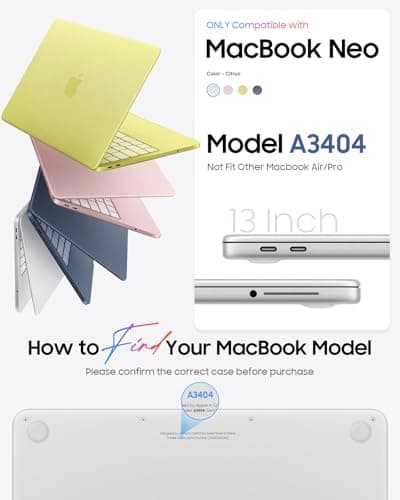 FINTIE Case for MacBook Neo 13-inch (2026) A18 Pro Chip (Model A3404) — view 2
