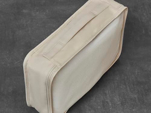Rock 4 Piece Packing Cubes Set - Beige — view 5