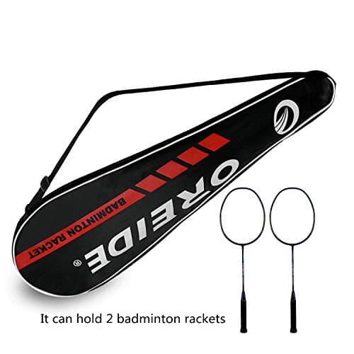 Professional Badminton Racket Bag 4-6 Pack Racquet Handbag Tennis Racquetball Battledore Sport Duffel Large Capacity Gym Equipment Bag Shoes Towel Zipper Shoulder Bag with Handle Water Resistance — view 2
