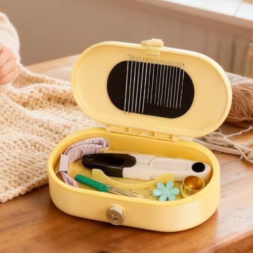 Travel Sewing Kit Portable Storage Box with Sewing Accessories — view 6