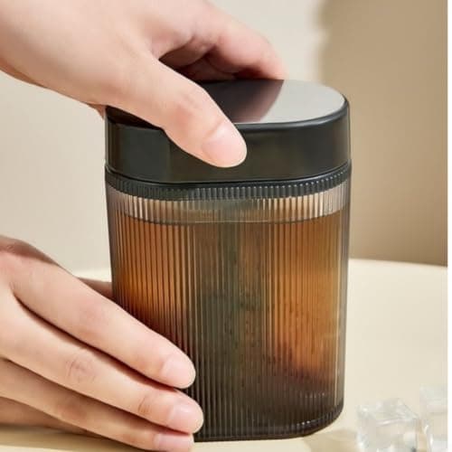 Portable Cold Brew Mug 300ml for Travel Office(White) — view 6