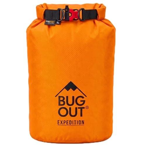 BUG OUT 5L Ultralight Dry Bag, Cordura Ripstop Nylon with Emergency Whistle