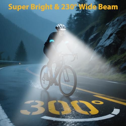 Head Torch Rechargeable,2PCS Luxelight LED Headtorch 260° Wide Beam — view 2