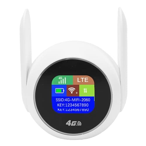 VELATEMOR 4G LTE WiFi Hotspot, Portable WiFi Hotspot with Versatile SIM Card Slot, Mobile Hotspot Router with Secure And Private Connections, 300Mbps CAT4 Internet for Travel And