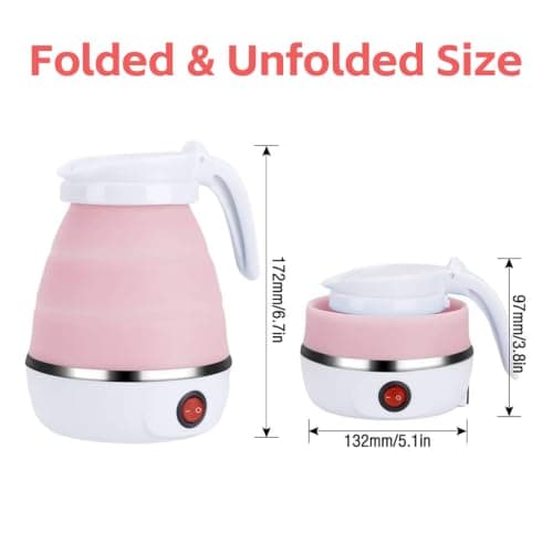 Travel Kettle Electric Foldable Camping Kettle Collapsible Kettle — view 4