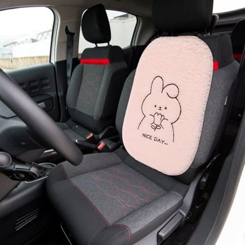 Tktouci Plush Seat Covers Rabbit Design Winter Comfort Pad — view 3