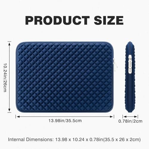 RAINYEAR Laptop Sleeve for 14" Notebook Computer Chromebook Protective Case — view 5