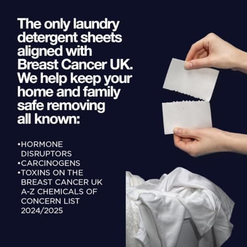 The Lab Co. Laundry Detergent Strips Washing Sheets | Eco Ultra-Concentrated | Non-Bio for Sensitive Skin | Non-Toxic Fragrance | EDC-Free | Lab-Tested | Relaxing Cotton Lavender Jasmine | 64 Loads — view 5