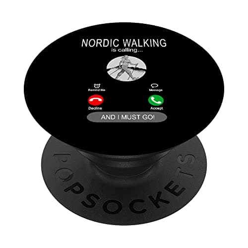 Nordic Walking is calling - Pole Walking Nordic Walking PopSockets Swappable PopGrip