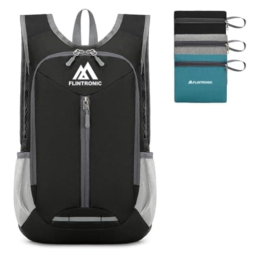 flintronic Foldable Backpack, Ultra Lightweight Rucksack, 16L Hiking Backpack, Unisex Packable Backpack For Men Women, Waterproof Travel Daypack For Outdoor Sport Biking Hiking Climbing