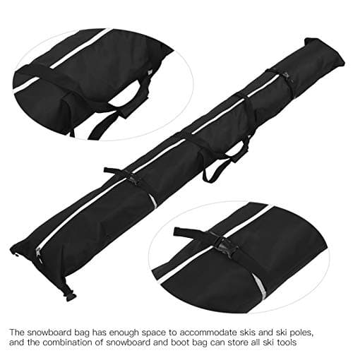 Snowboard Travel Bags,Adventure Gear Backpack,Ski and Snowboard Travel Bag Set,Nylon Snowboard Bag and Ski Boot Storage Bags Waterproof Carrying Travel Case Set — view 4