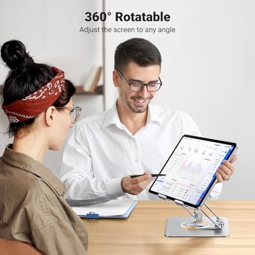 UGREEN iPad Stand Tablet Desk Holder Foldable Travel Portable Mount — view 2