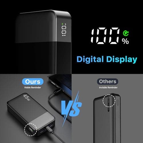 NOBIS Power Bank Fast Charging 45W 20000mAh Portable Charger — view 6
