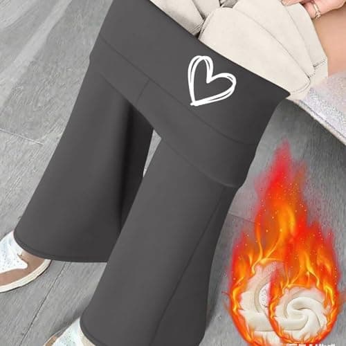 Fleece Lined Leggings Women High Waisted Thermal Leggings Winter Warm Sport Tights Yoga Pants for Ladies Outdoor Travel Hiking Camping Essentials Women's Stretch Pull-On Jegging — view 2