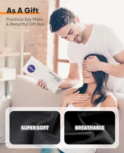 Heated Eye Mask, Warm Eye Compress, 3 Heat Levels Cordless Heated Eye Mask for Men Women, 1000mAh Rechargeable Battery, Detachable Design and Washable (Black) — view 6