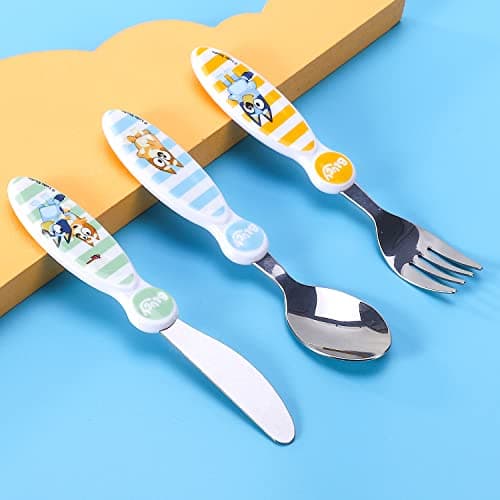 Bluey Kids 3 Piece Cutlery Set – Includes Knife, Fork and Spoon — view 6