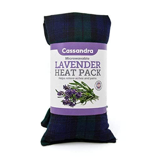 Cassandra Cotton Tartan Wheat and Lavender Filled Heat and Cool Pack. 42cm — view 3