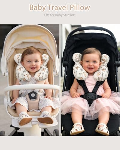 KAKIBLIN Baby Travel Pillow, Upgraded Baby Neck Pillows for Car Seat — view 5