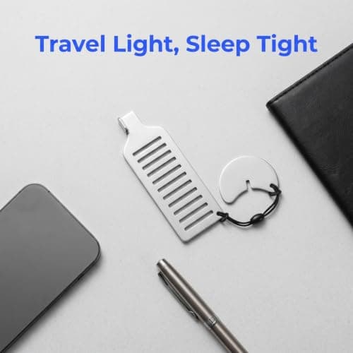 2pcs Portable Door Lock Stainless Steel for Travel and Hotel Security — view 3