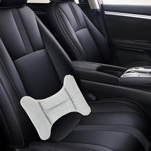 Travel Seat Lumbar Support Pillow - H-Shaped Inflatable Support Pillow Travel Pillow - Ergonomic Back Cushion Lightweight Portable Back Support for Car & Airplane — view 2