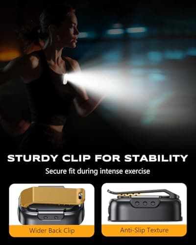 CIRYCASE Running Light for Runners, Mini Clip on Torch, Spot & Flood Light — view 5