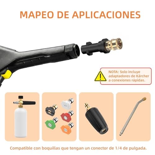 Stone Banks Pressure Washer Gun Adapter with 1/4'' Quick Connect Female Fitting Compatible with Karcher/Kärcher K Series K2, K3, K4, K5, K6, K7 High Pressure Washer — view 5