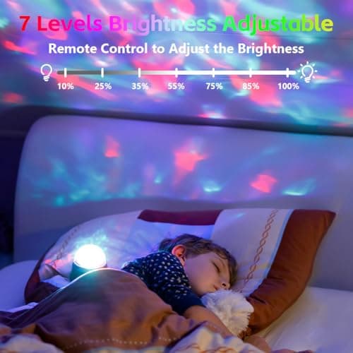 vsshe Northern Light Projector, 3 in 1 LED Starry Sky Projector, USB Powered Dimmable Polar Light Lamp with 16 Colors Lighting Effects, 4 Lighting Modes, for Bedroom Party Game Rooms — view 4