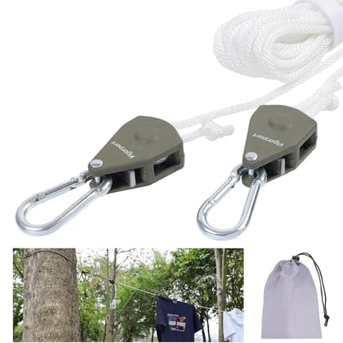 Vigorport Retractable Travel Clothesline, Portable Clothes Laundry Line