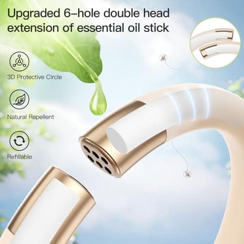 Tuocal Mosquito Repellent Bracelet, Refillable Insect Repellent Bracelet with 10 Essential Oil Refills, DEET-Free Mosquito Repellent Band for Kids and Adults — view 5