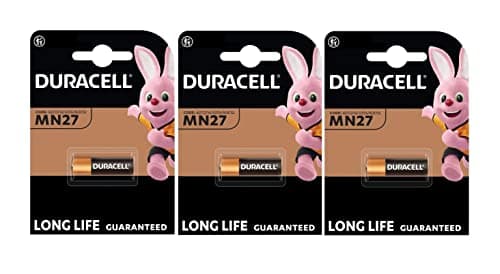 3 x Duracell MN27 27A A27 8LR732 (3 Blister Packs of 1 Battery) 3 Batteries