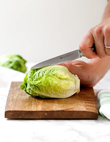 MasterClass Utility Knife, Edgekeeper Small Kitchen Knife Stainless Steel Self-Sharpening, 11.5cm (4.5"), Clam Packed, Black — view 6