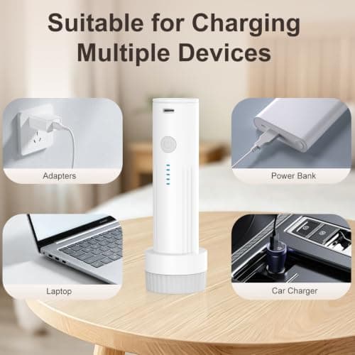 LKV Wireless Electric Vacuum Pump for Storage Bags Travel Compression Bags — view 5