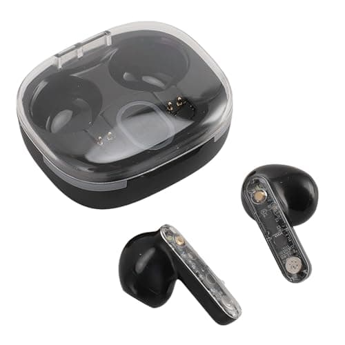 AMONIDA Bluetooth Earbuds Wireless 360 Degree Sound Touch Control for Sports Travel Black 2 Pack — view 2