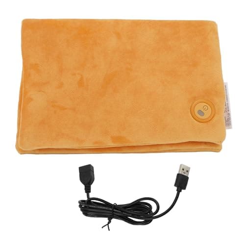 Cocoarm Electric Hand Warmer, Velvet Electric Hand Warmer Pouch with 3 Temperature Modes, 3 Second Heating, Foldable Bag for Winter Outdoor Work Study Travel (Orange) — view 6