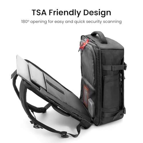 tomtoc 40L Travel Backpack, TSA-Approved Underseat Carry-On Travel Bag — view 3