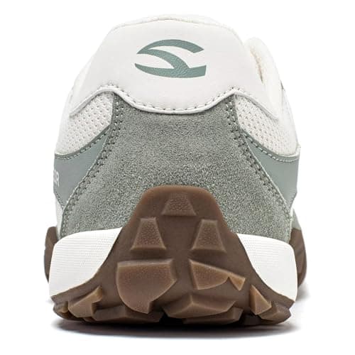 HOBIBEAR Women's Men's Trail Running Barefoot Shoes | Wide Toe Box Minimalist Sneakers Beige Green — view 6