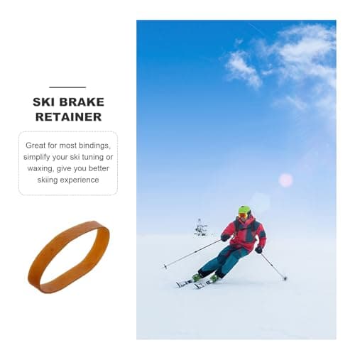HEANUJJ Elastic Rubber Ski Brake Retainers Bands Thick Stretchy Rubber Bands for Winter Sports Accessories, for Securing Ski Brakes during Travel and Storage — view 3