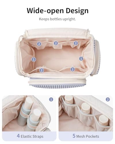 Narwey Large Travel Hanging Toiletry Bags for Women Wash Bag for Toiletries — view 3
